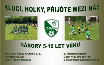 Nábor dětí do přípravky Sportovního centra mládeže FK Slavoj 