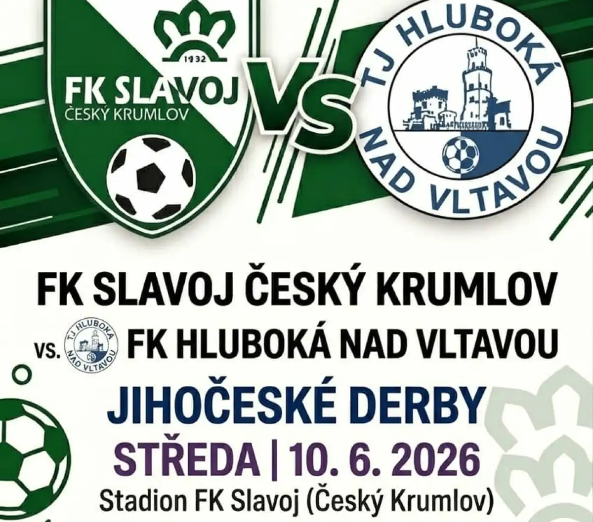 Poslední domácí divizní zápas, přijede Hluboká