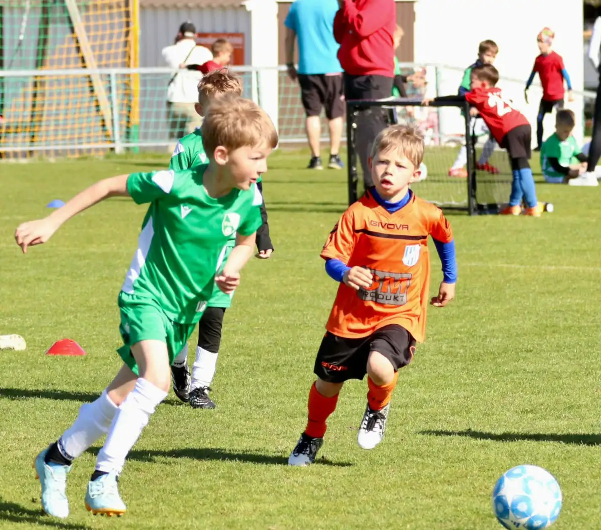 Turnaj minipřípravek 3+1 na Složišti v Českých Budějovicích
