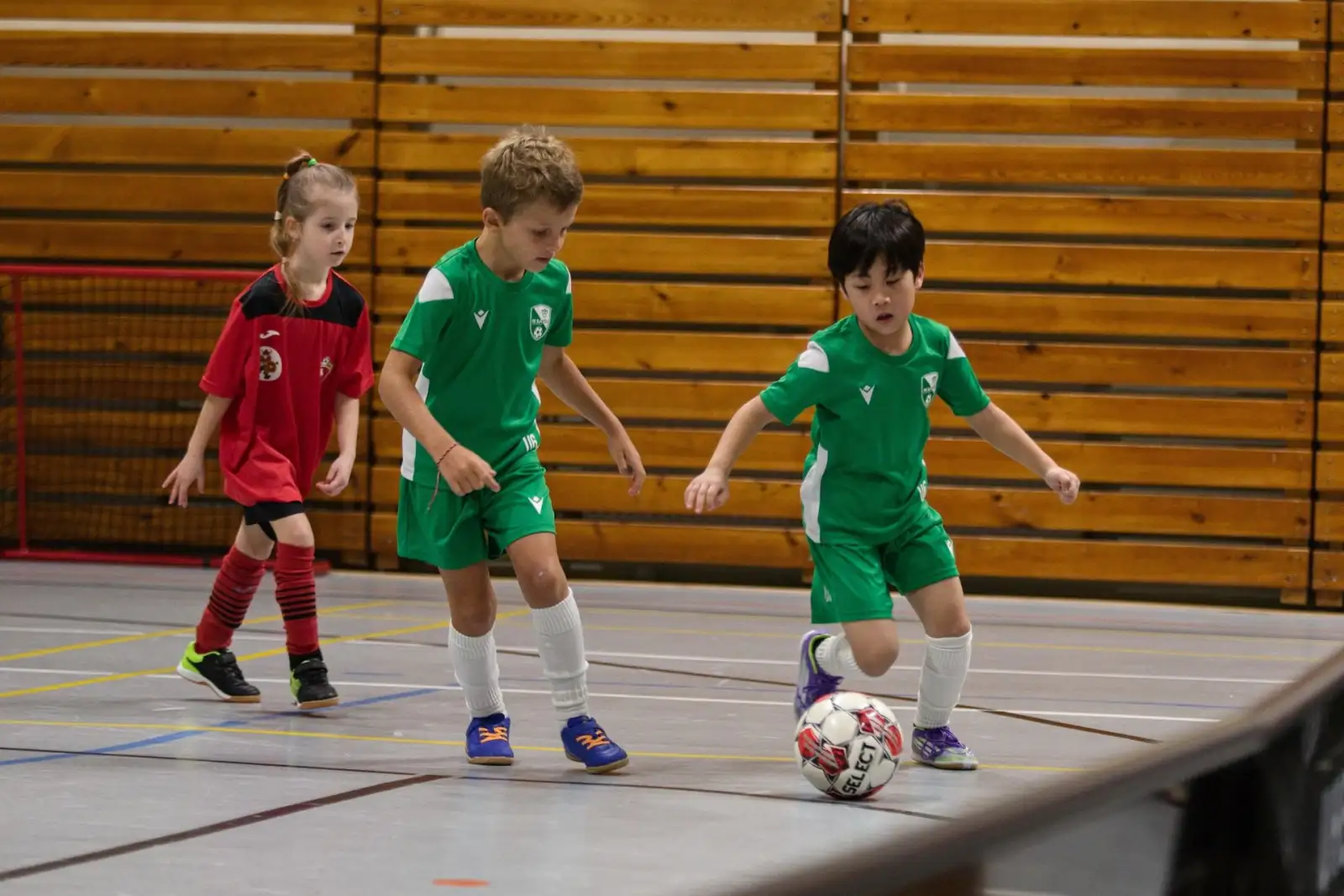 Druhý halový turnaj minipřípravek v českokrumlovské sportovní hale