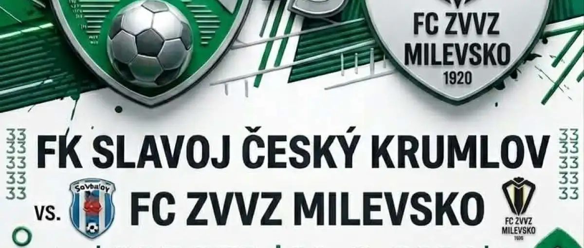 V sobotu přijede Milevsko - áčko potřebuje bodovat!