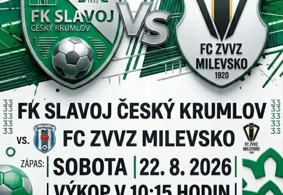 V sobotu přijede Milevsko - áčko potřebuje bodovat!