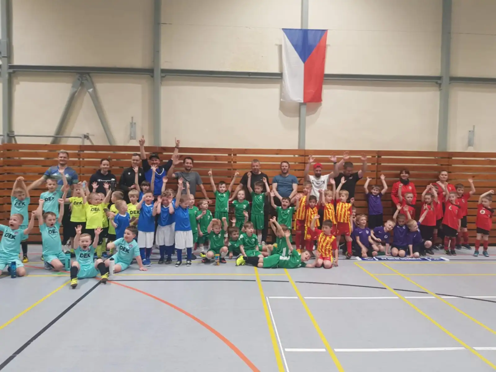 Turnaj minipřípravek OFS v českokrumlovské sportovní hale