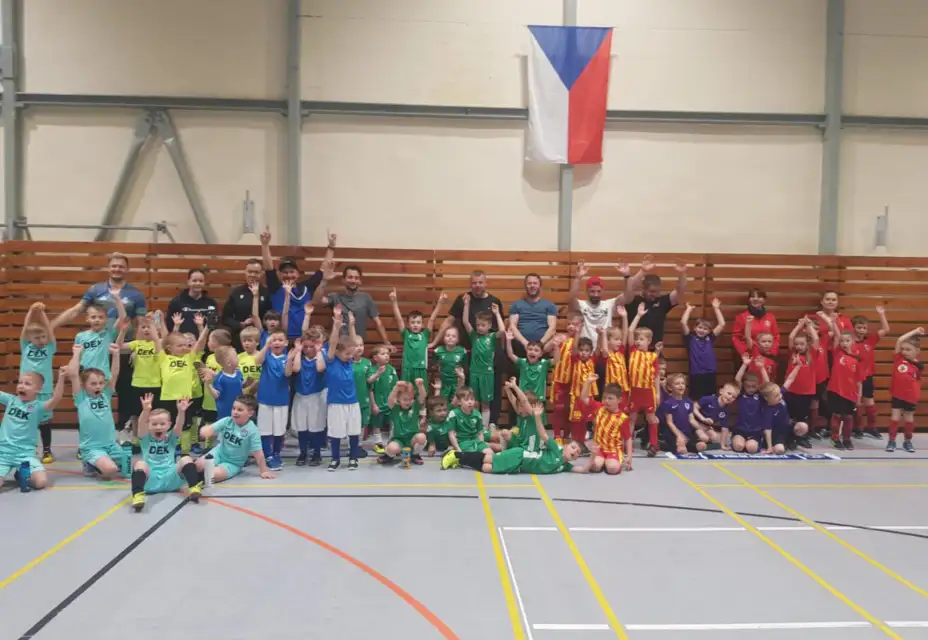 Turnaj minipřípravek OFS v českokrumlovské sportovní hale