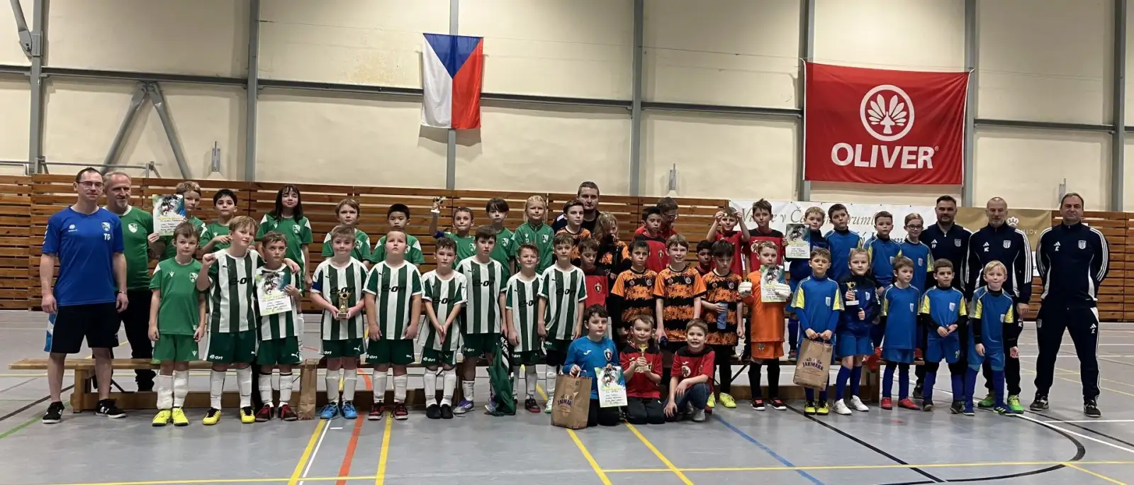 Zimní turnaj mladší přípravky v českokrumlovské sportovní hale