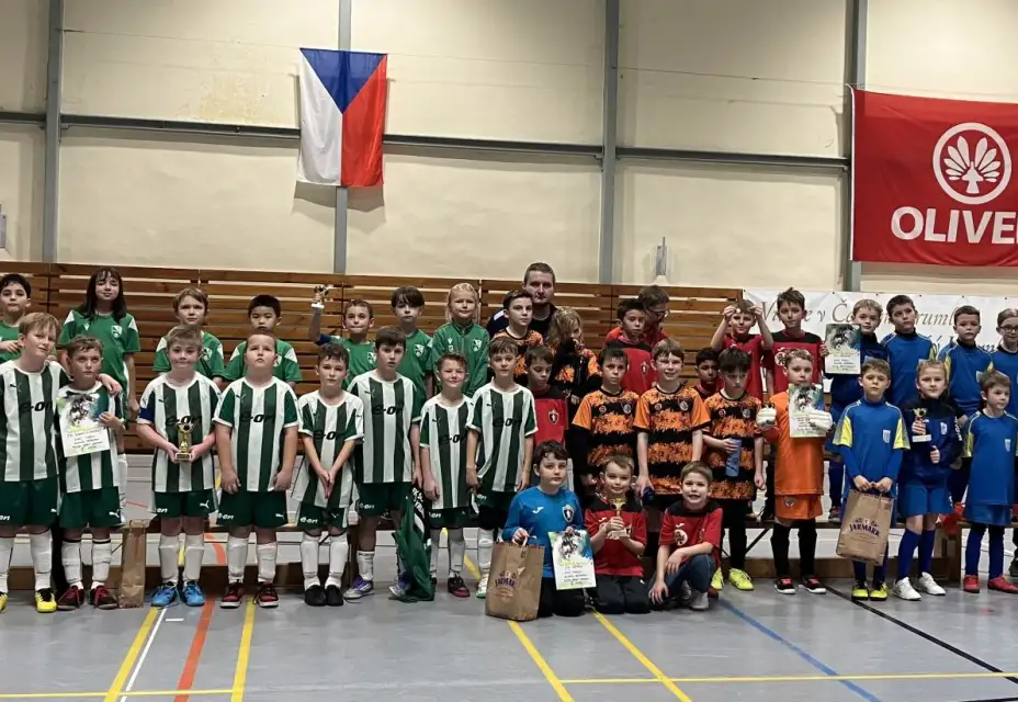 Zimní turnaj mladší přípravky v českokrumlovské sportovní hale