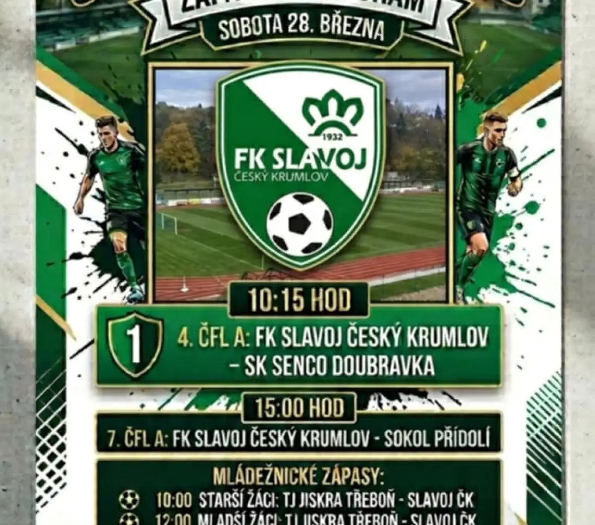 Fotbalová sobota na Slavoji