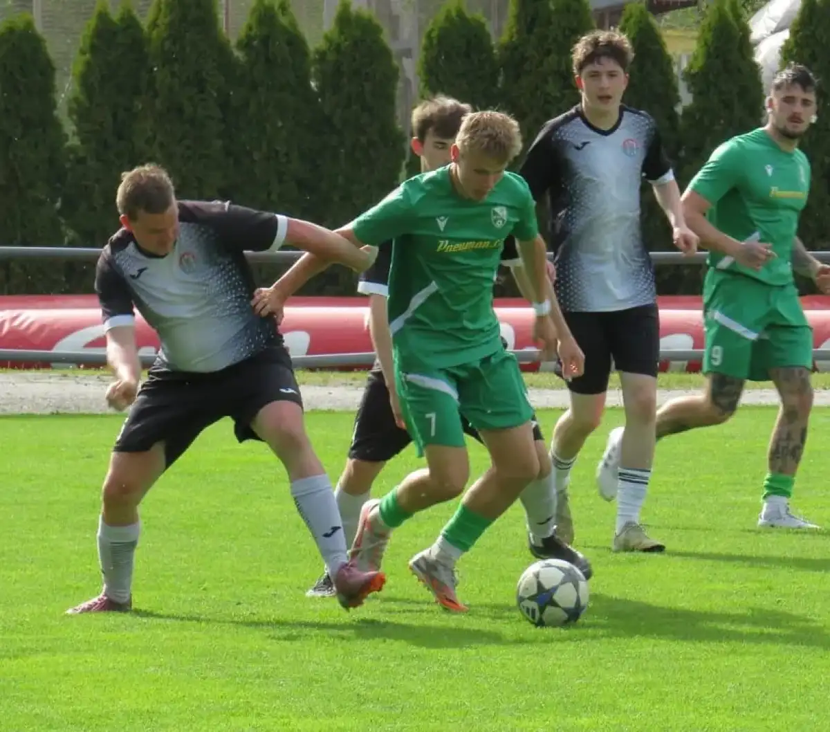 Vysoká sedmigólová výhra áčka v přípravném derby proti Kaplici
